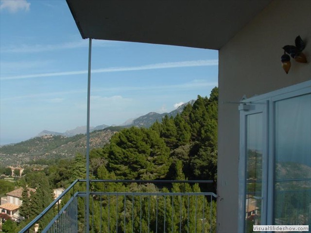 View from hotel (Encinar) room just outside Valldemossa Oct. 2005