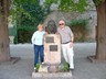 Frédéric Chopin bust outside monastary Valldemossa Oct. 2005